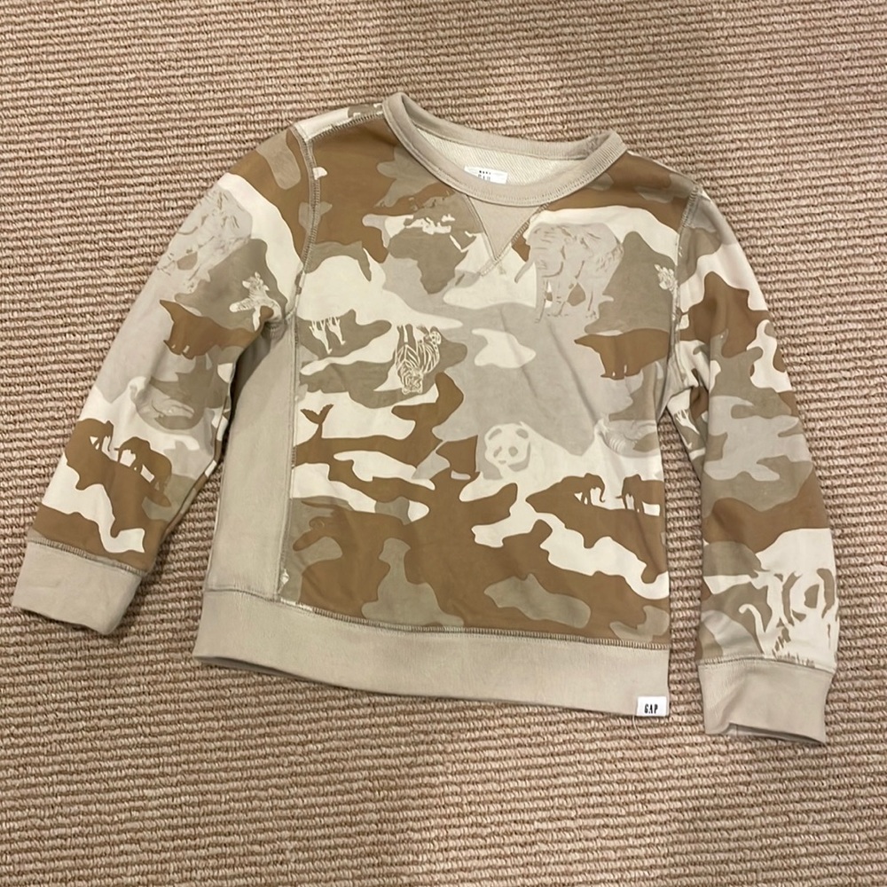 Gap safari animals sweatshirt - 4T